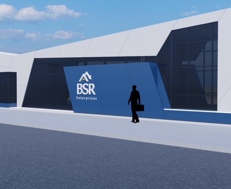 Site office & entrance arch for M/s BSR enterprises