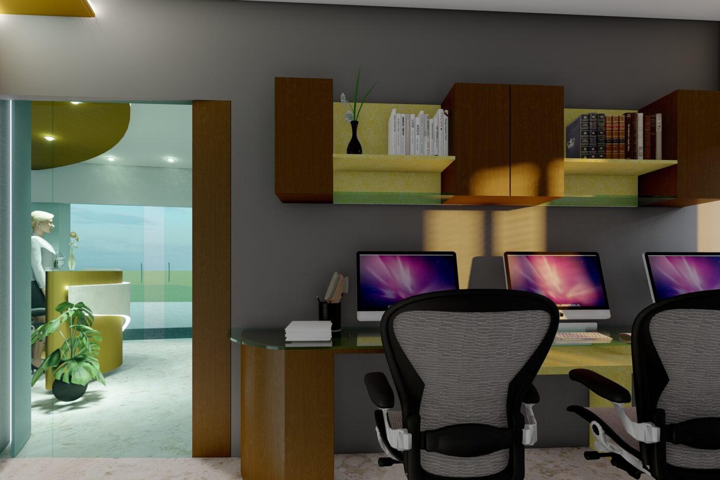 Office interiors for developer’s office